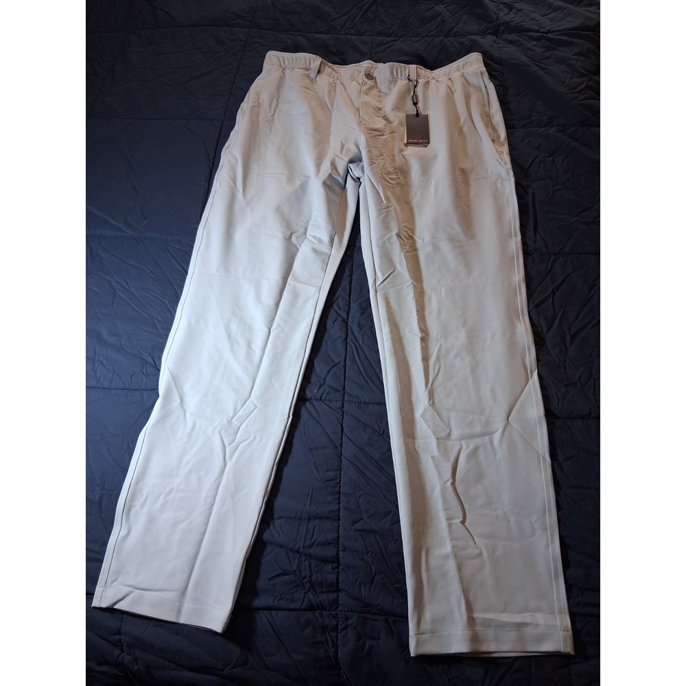 Men's Michel Rouen Proflex Golf Pants Light‎ Blue 36x32 Performance Stretch